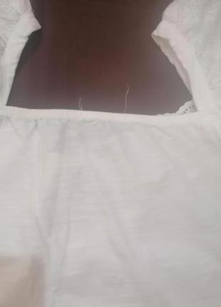 Стильная блуза/топ/ майка с сетевым и вышивкой george9 фото