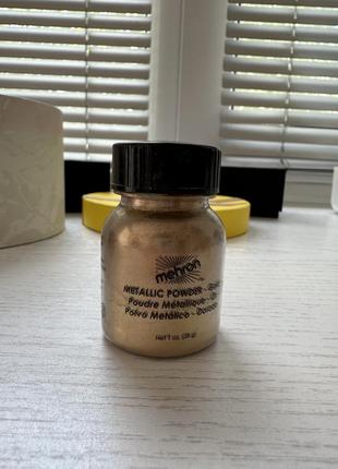 Металева пудра-порошок mehron metallic powder1 фото