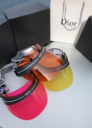 Брендовий козирок у стилі dior vizor 💖