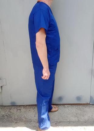 Костюм хирургический медицынская форма мужской цвет синий (l-xl)4 фото