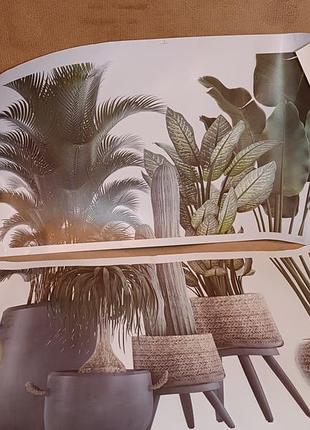 Декор для стен дверей шкафов 60*60 водонепроницаемая виниловая наклейка самоклеющеися обои