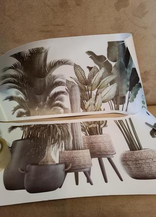 Декор для стен дверей шкафов 60*60 водонепроницаемая виниловая наклейка самоклеющеися обои