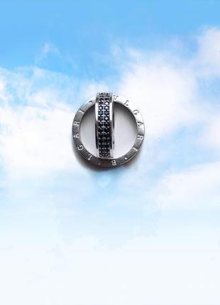 Серебряное 925 кольцо bulgari