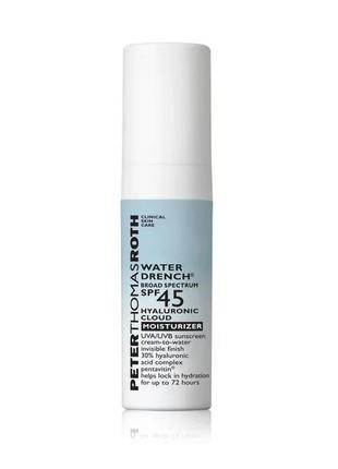 Увлажняющее средство peter thomas roth water drench broad spectrum spf45 hyaluronic cloud, 5 мл