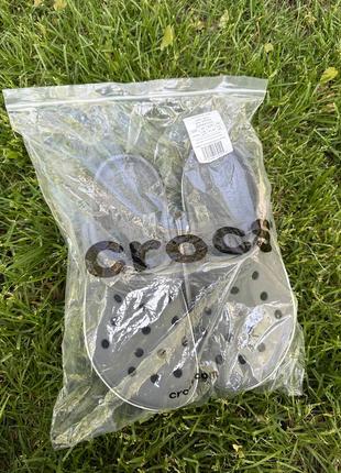 Чоловічі крокси баябенд crocs bayaband grey сірого  кольору9 фото