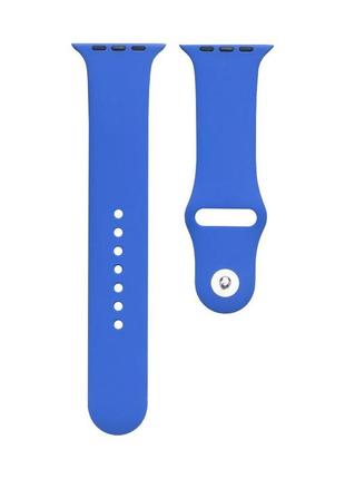 Ремешок для apple watch band silicone one-piece size-s 42/44/45/49 mm цвет 21, sea blue9 фото