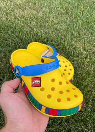 Дитячі crocs lego yellow крокси лего жовті