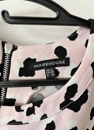 🔥 распродаж 🔥розовая блуза с принтом warehouse7 фото