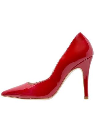Червоні туфлі човники zign4 фото