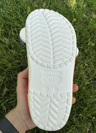 Кроксы женские белые сабо crocs crocband white купить4 фото