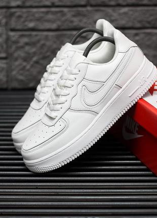 Чоловічі кросівки nike air force 1 low white 441 фото