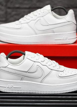 Чоловічі кросівки nike air force 1 low white 448 фото