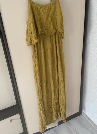 Довга сукня сарафан літній4 фото