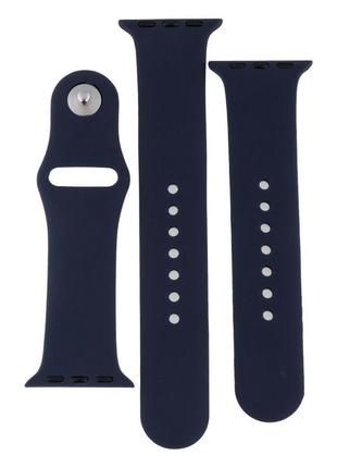 Ремешок для apple watch band silicone two-piece 38/40/41 mm цвет 62, granny grey4 фото