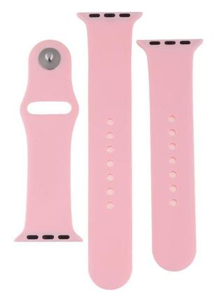 Ремешок для apple watch band silicone two-piece 38/40/41 mm цвет 62, granny grey5 фото