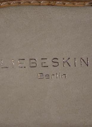 Витончені шкіряні босоніжки кольору капучино liebeskind berlin германія 39 р.4 фото