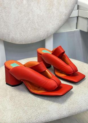 Дизайнерські шкіряні туфлі босоніжки ручної роботи по індивідуальним міркам1 фото