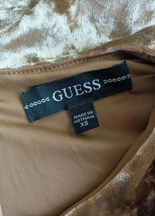 Бархатна міні сукня від guess6 фото