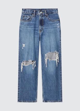 Широкие джинсы uniqlo
