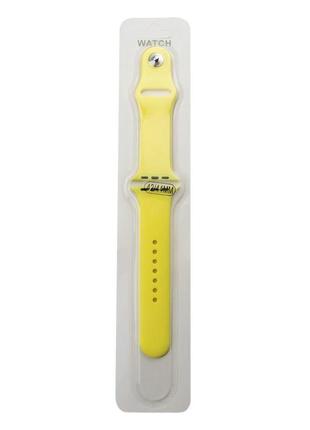 Ремешок для apple watch band silicone one-piece size-s 42/44/45/49 mm цвет 25, camelia5 фото
