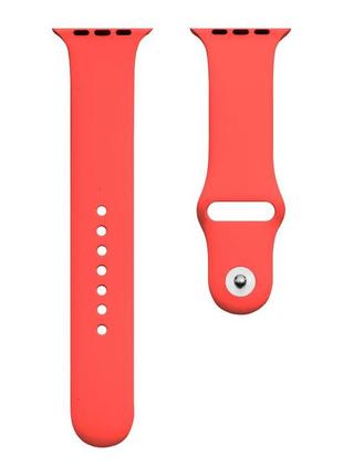 Ремешок для apple watch band silicone one-piece size-s 42/44/45/49 mm цвет 25, camelia