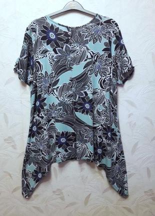 Стрейчевая блуза, 54-56, тонкий, нежный стрейчевый трикотаж, bm2 фото