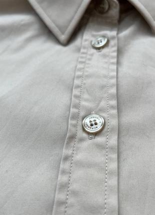 Сорочка burberry solid beige shirt 5