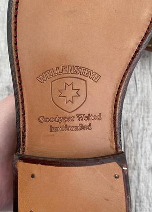 Кожаные мужские туфли броги дерби wellensteyn🇩🇪 40 41 42 размер