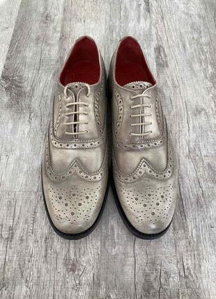 Кожаные мужские туфли броги дерби wellensteyn🇩🇪 40 41 42 размер