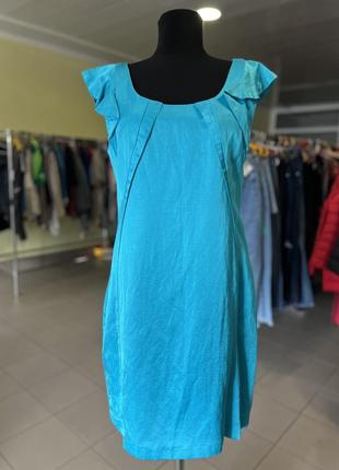 🔥 распродаж 🔥яркое голубое платье oasis