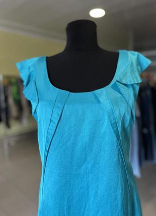🔥 распродаж 🔥яркое голубое платье oasis2 фото