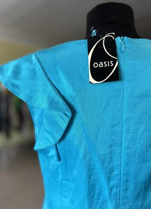 🔥 распродаж 🔥яркое голубое платье oasis8 фото