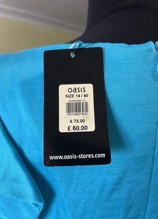 🔥 распродаж 🔥яркое голубое платье oasis9 фото