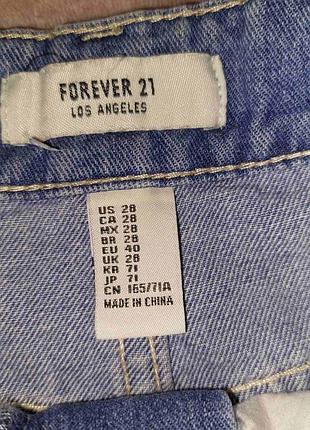 Джинсова спідниця forever 213 фото