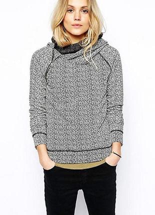 Оригинальная толстовка с капюшоном от бренда maison scotch 1424-08.40.897 разм. s