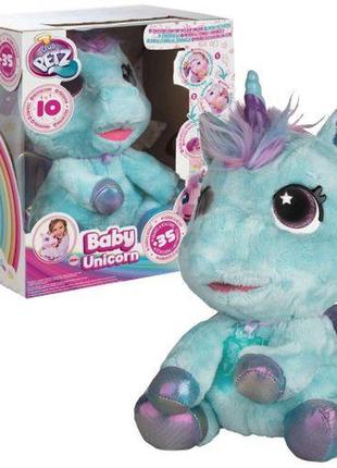 Интерактивная игрушка "baby unicorn", голубой