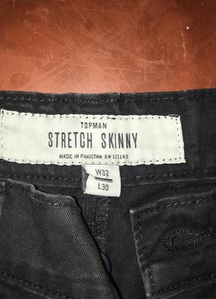 Джинсы ускачи скины topman /// stretch skinny2 фото