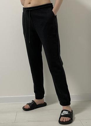 Спортивні штани з начьосом h&m (l)