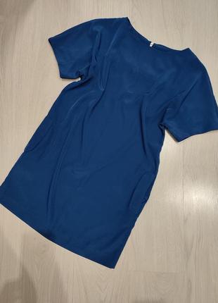 Платье прямая миди, zara basic, р. м