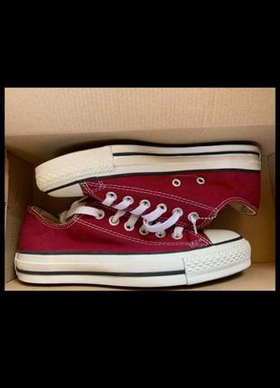 Кеди converse chuck taylor all star m9691с burgundy