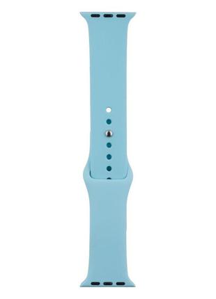 Ремінець для apple watch band silicone one-piece size-s 38/40/41 mm колір 21, sea blue