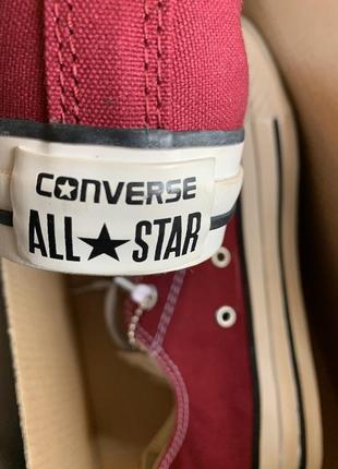 Кеди converse chuck taylor all star m9691с burgundy5 фото