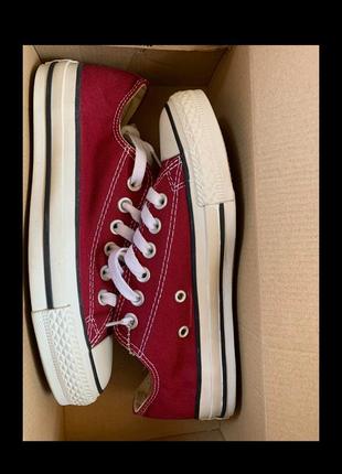 Кеди converse chuck taylor all star m9691с burgundy