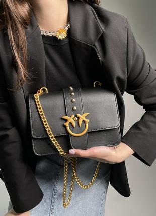 Сумка pinko love classic icon simply black черная