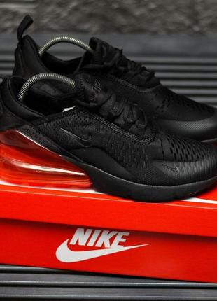 Мужские кроссовки nike air max 270 black red 41-43-45