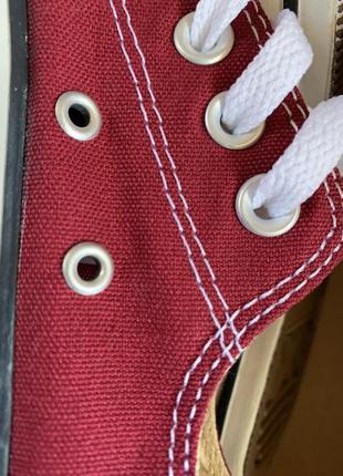 Кеди converse chuck taylor all star burgundy4 фото