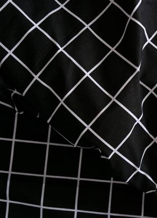 Постільна білизна бязь, колір чорний квадрат🔥