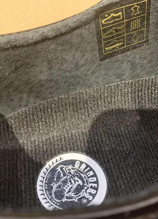 Туфли на платформе grinders black platform black smooth leather