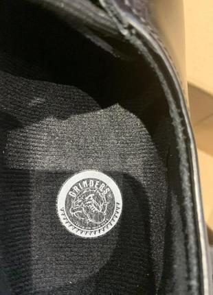 Туфли на платформе grinders black platform black smooth leather