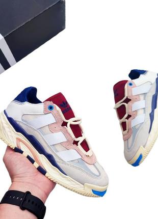 Женские кроссовки adidas niteball off white cream white